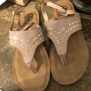 Ladies Pink Thong Sandals